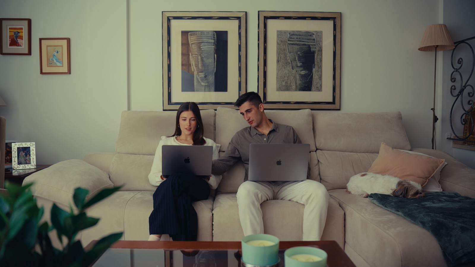Carlos Rodríguez y Marina Sastre, fundadores de Desmarq